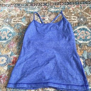 blue lululemon tank